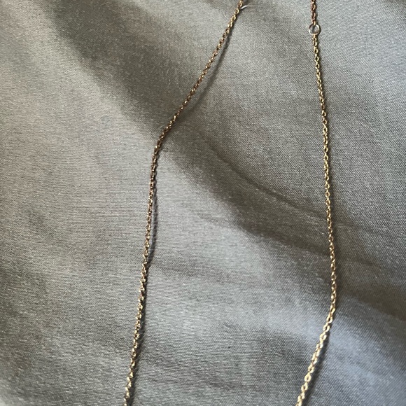 Small Sophia minimalist personalized necklace gold colored adjustable chain - Picture 8 of 10